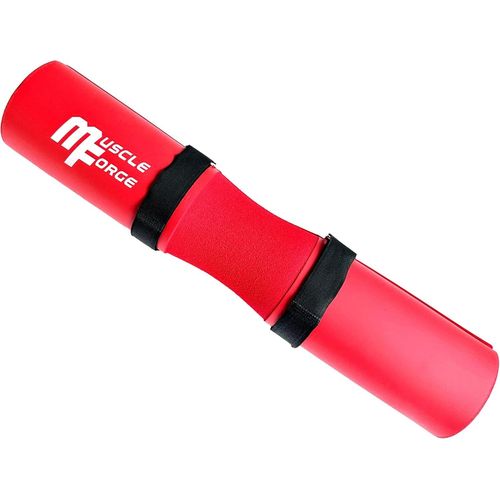 Mousse Barre Musculation Hip Thrust - Coussin De Protection Pour Squat & Hip Thrusts - Mousse Eva Avec 2 Sangles - Support Nuque & Épaules - Compatible Barres Olympiques & Standard[Ela710407]
