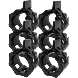 Lot De 3 Paires De Colliers De Serrage De 28 Mm Pour Barres, Haltères, Équipements De Gym, Colliers De Serrage, Abs De Haute Qualité, Haltérophilie, Gym, Fitness, Crossfit, Etc[Ela710223]