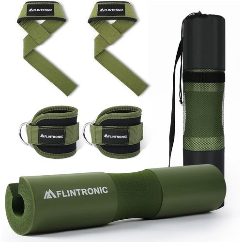 Barbell Squat Pad, Mousse Barre Musculation Avec Attache, Manchon Squat Barre, Nuque & Epaules Protection, Pour Squats Lunges, Hip Thrusts, Haltérophilie, Coussin D'haltères, Couss[Ela710308]