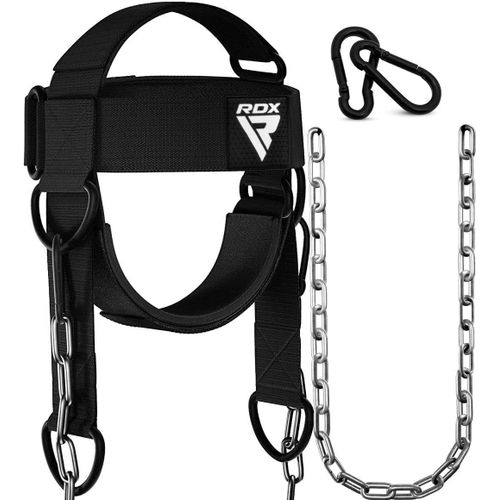 Harnais De Tete Néoprène Réglable Cou Chaîne De Levage Poids Gym Head Harness Entraînement Anneaux En D Noir Hommes Taille Unique Comfort Accessoires De Fitness Musculation[Ela710295]