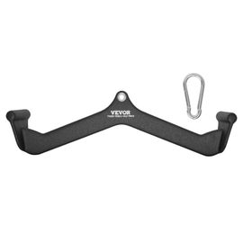 Barre De Tirage Musculation En V 58 Cm Unisex-Adult, Noir[Ela710128]