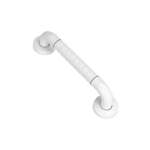 Poignée de baignoire murale antidérapante avec cercle lumineux de sécurité, en acier inoxydable et nylon, adaptée aux toilettes de salle de bain, Ø35 mm, longueur 30 cm