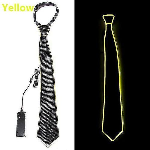 Cravate Clignotante À Led Pour Cosplay, Costume, Cravate Lumineuse, Bar, Danse, Carnaval