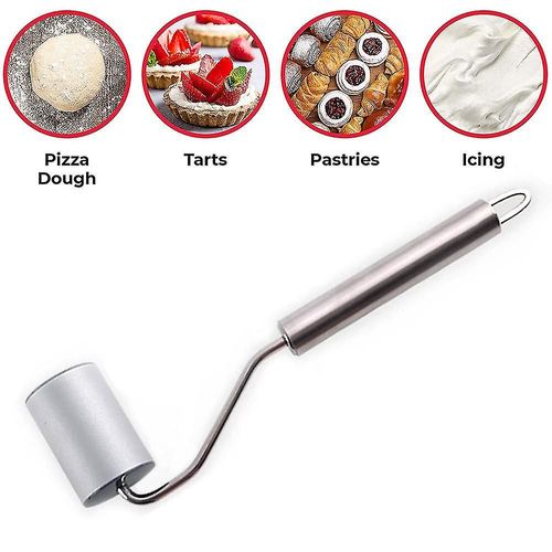 Rouleau À Pâtisserie Antiadhésif En Acier Inoxydable Avec Poignée