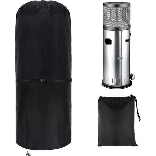 Housse de protection pour chauffage d'extérieur résistant aux intempéries - Tissu Oxford 600D résistant aux UV - Rond - 50 x 50 x 120 cm