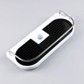 Étagère de douche sans perçage ¿ Support de rangement pour shampoing, compatible avec rails de 19 à 25 mm, 32 x 12 x 5,5 cm