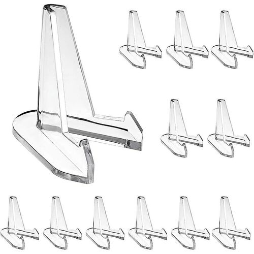 Lot De 12 Présentoirs Pour Pièces De Monnaie, Chevalets Pour Pièces De Monnaie, Médailles, Badges, Étagères Pour Pièces De Monnaie, Support De Téléphone En Acrylique