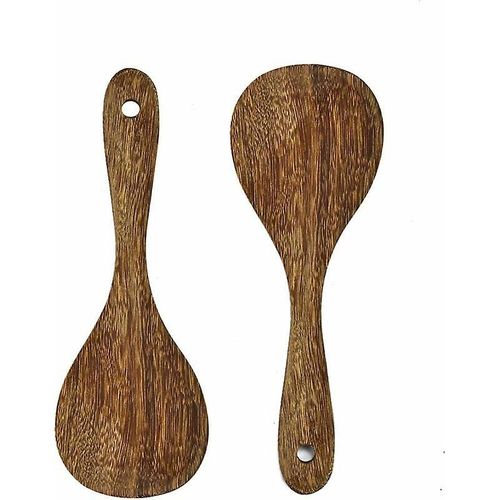 Spatule À Riz En Bois De Qualité Supérieure, Cuillère De Service Pour Le Riz, Spatule À Riz En Bois De Cuisine Asiatique, Ensemble D'ustensiles De Cuisine En Bois