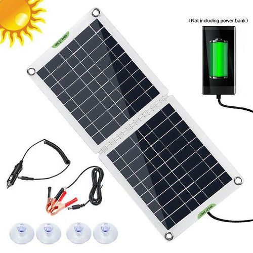 Panneau solaire pliable de 60 W, étanche et résistant à la neige