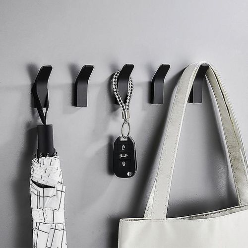 Lot de 5 crochets adhésifs pour salle de bain, porte-serviettes antirouille et étanche avec adhésif 7 cm