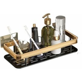 Étagère de douche, étagère de salle de bain sans trou, porte-shampoing, étagère de cuisine, organisateur de toilettes, ensemble d'accessoires de salle de bain pour cuisine