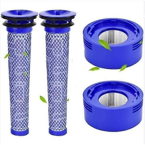 Filtre V8 pour Dyson 2 pièces V7 V8 préfiltre et filtre moteur pour aspirateur à batterie Dyson V8 V7 Animal Plus Extra Absolute Fluffy Motorhead Hepa Fi