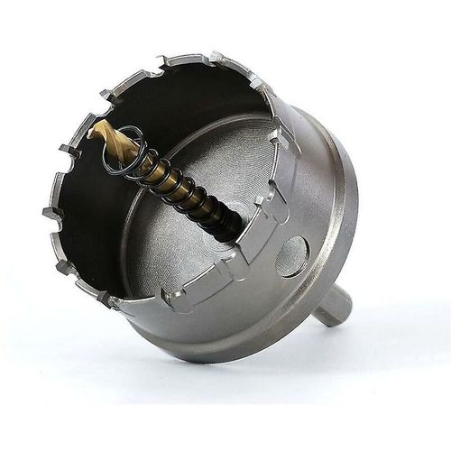 Scie cloche bimétallique, 41 mm, acier inoxydable de qualité industrielle, carbure TCT, alliage HSS, pour métal, aluminium, plastique et bois.