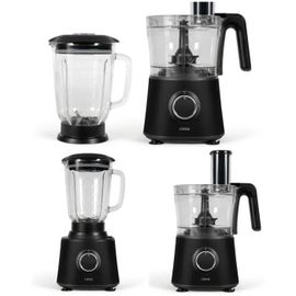 Robot de cuisine multifonction + Blender en verre 1,5 L