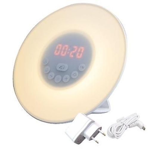 Radio-réveil LED lampe de chevet tactile lampe frontale euro 170 * 170 * 40mm