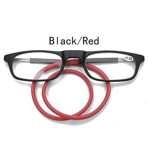 Lunettes De Lecture Tr90 À Absorption Magnétique, Monture Suspendue, Monture 1,5, Rouge