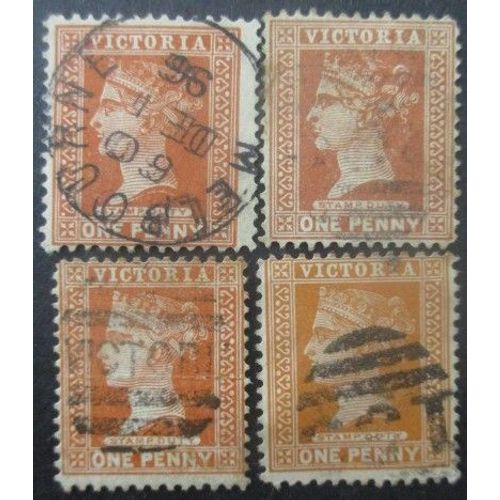 Victoria N°101 X 4 Oblitéré
