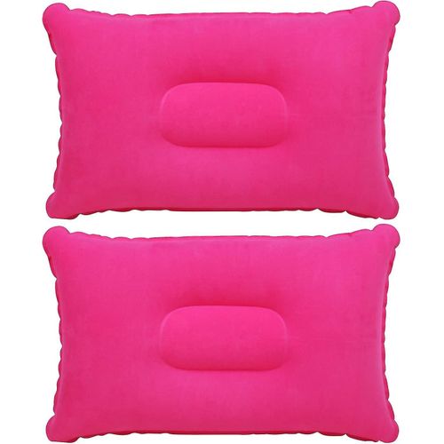 Oreiller de voyage gonflable ultraléger pour le camping - Compact, confortable et ergonomique, pour un soutien optimal du cou et des lombaires pendant le camping, la randonnée et le sac à dos.