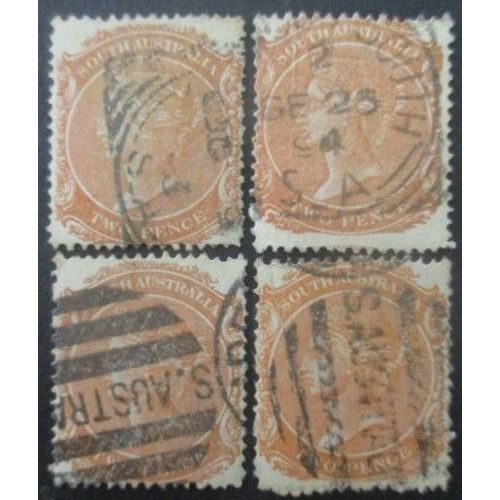 Australie Du Sud N°61a X 4 Oblitéré