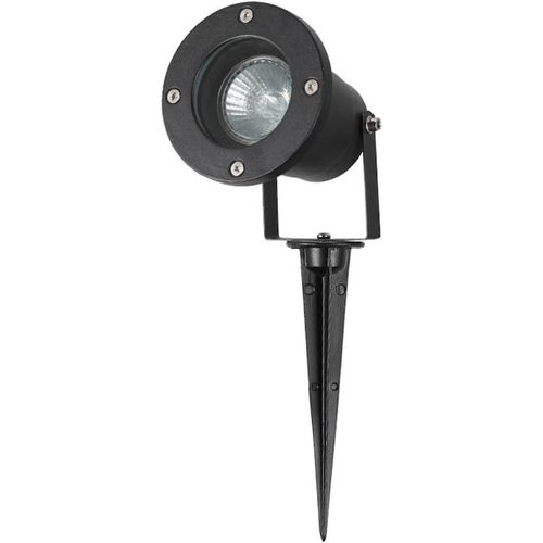 1 Lampe De Jardin À Led Sur Piquet, Éclairage De Paysage, Ip65, Étanche, Angle Réglable, Éclairage De Canal De Jardin, Éclairage Extérieur, Allée, Terrasse, Mur, Arbre, Drapeau, Projecteur, Noir