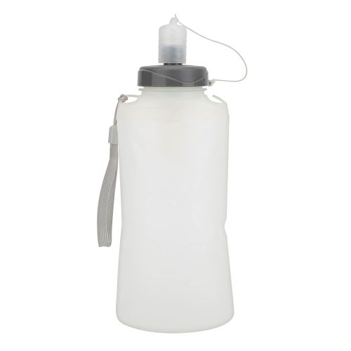 Bouteille D'eau Pliable En Silicone De 750 Ml, Grande Ouverture, Diametre Souple, Portable, Pour Course A Pied En Plein Air