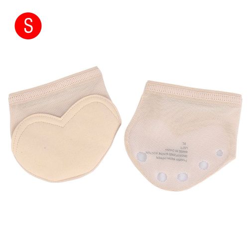 1 Paire De Tongs Pour Pieds, 5 Orteils, Coussinets Pour Pattes, Chaussures De Danse Classique, Demi-Protection De L'avant-Pied (S)