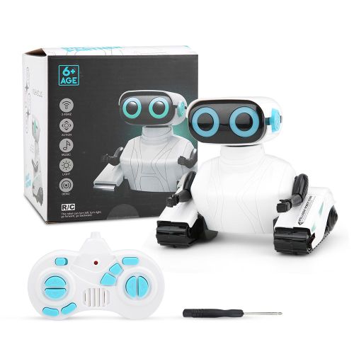 Jouet robot intelligent telecommande pour enfants avec effet sonore et lumineux