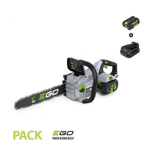 PACK Tronçonneuse électrique 35 cm avec batterie 2,5Ah et chargeur- EGO POWER CS1411E
