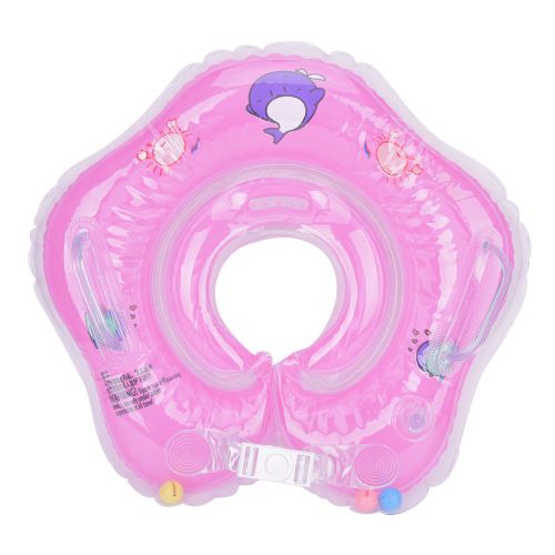 Bouee De Securite Gonflable En Pvc Pour Bebe Et Enfant, Accessoire De Securite Pour La Natation, Rose