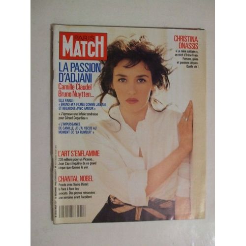 Paris Match  N° 2064 : La Passion D'adjani