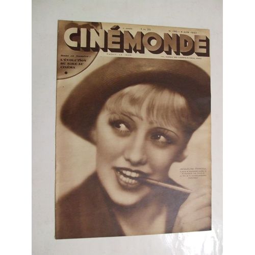 Cinémonde  N° 190 : Jacqueline Francell"Mirages De Paris". George Bancroft