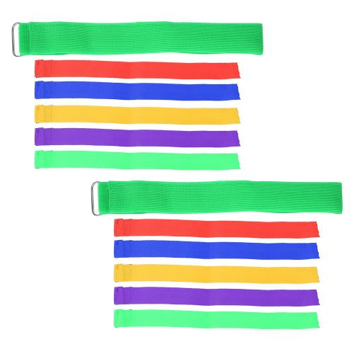 Bande Elastique Pour La Course A Pied, Ruban De Course, Jouet Pour Enfants, Jeu Familial, Activite Parents-Enfants, Vert Fonce