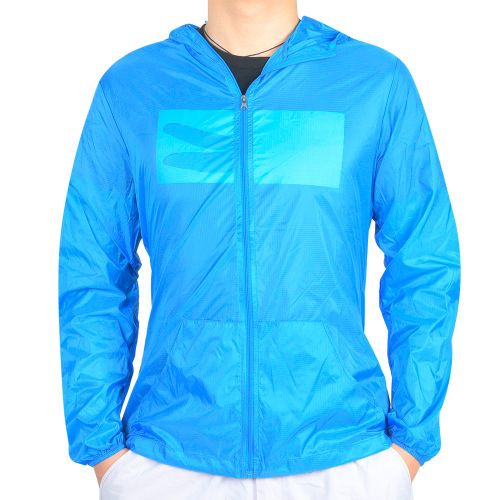 Veste De Protection Uv Pour Femme, Impermeable, Avec Ventilateur, Pour L'exterieur (Bleu, Xl)