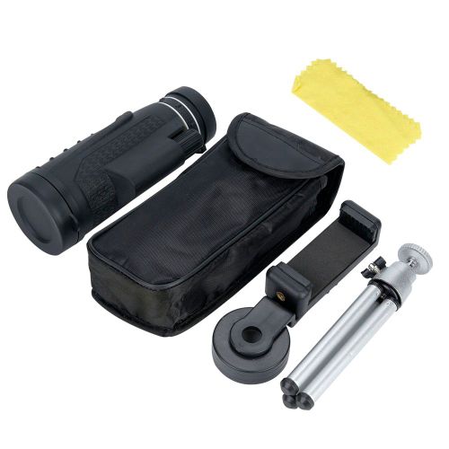 Telescope monoculaire portable 10x40, monoculaires etanches haute definition avec faible vision nocturne