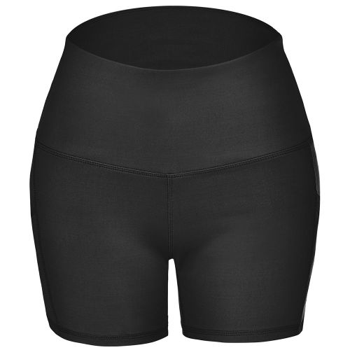 Pantalon De Sport Taille Haute Elastique Pour Femme, Short Respirant Pour Le Yoga Et La Course A Pied (Noir, Taille M)