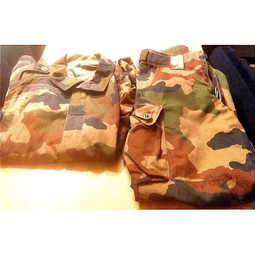 Ensemble Militaire Français Este + Treillis Taille M