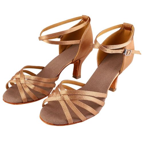 Chaussures De Danse Latine Souples Et Confortables Pour Femmes, Couleur Claire, Pointure 37