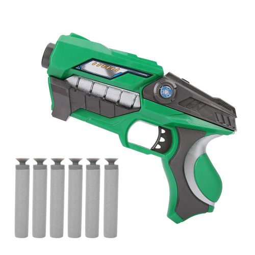 Pistolet de tir a balles souples, jeu de flechettes, cadeau d'anniversaire, jouets pour enfants, vert
