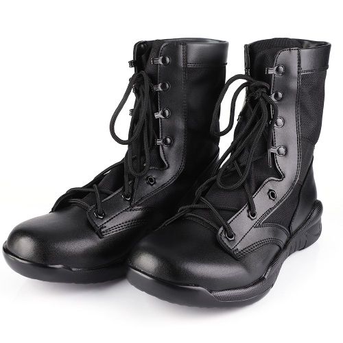 Chaussures Montantes Et Legeres Noires Pour Homme, Bottes De Randonnee, De Combat, Militaires (43)