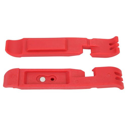 Gub 1 Paire De Demonte-Pneus De Velo Portables, Leviers Renforces Durables, Outil De Reparation De Pneus De Velo, Rouge