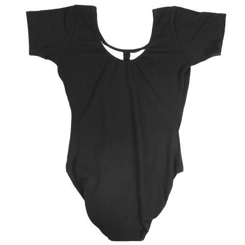 Justaucorps De Danse A Manches Courtes Et Col En V Pour Femme (M)