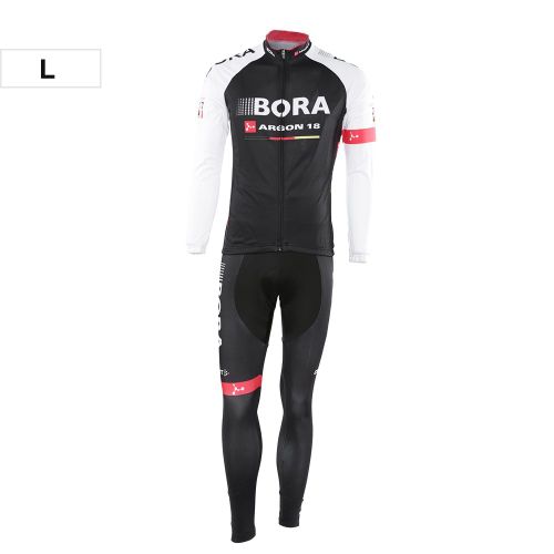 Maillot De Cyclisme A Manches Longues Et Pantalon A Bretelles Pour Homme, Ensemble De Cyclisme De Course, Taille L