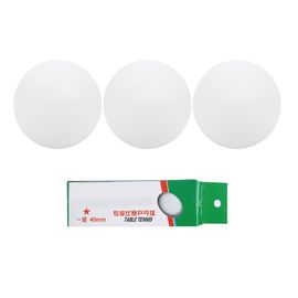Lot De 3 Balles De Ping-Pong Professionnelles En Celluloid De 40 Mm, Specialement Concues Pour La Competition De Tennis De Table