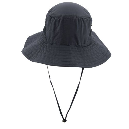 -Chapeau De Peche A Large Bord Pour Homme (Gris Fonce)