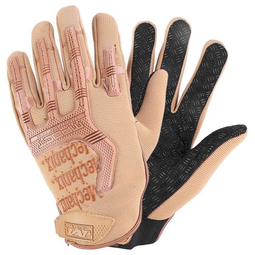 Gants Tactiques De Combat De L'armee Pour Hommes, Gants Militaires De Paintball Camouflage A Doigts Longs, Couleur Sable, Taille M