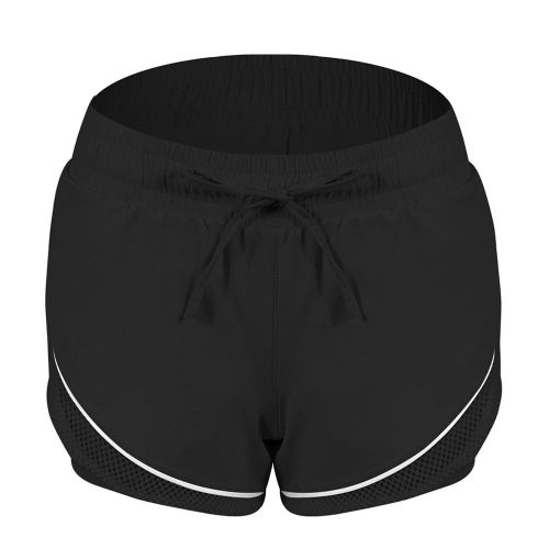 Short De Sport Unisexe Respirant Pour Activites De Plein Air, De Gym, De Yoga (Noir, Taille M)