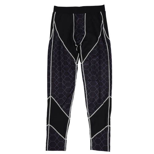Pantalon De Fitness Pour Homme, Pantalon Moulant A Sechage Rapide Et Haute Elasticite, Gris, Taille M