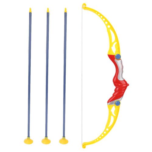 Jeu De Tir A L'arc Pour Enfants, Jouet D'exterieur, Arc En Plastique, Fleche A Ventouse Avec Cible De Score, Jouets De Tir En Toute Securite