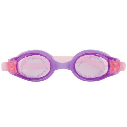 Lunettes De Natation Etanches Pour Enfants, Equipement De Protection Des Yeux (Violet Clair Et Rose)