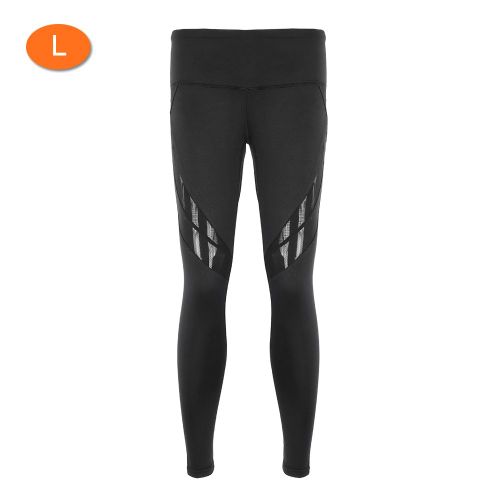 Leggings De Sport Pour Femmes, Pantalons De Sport, De Gym, De Yoga, De Course A Pied, De Fitness, D'entrainement, Noirs, Taille L